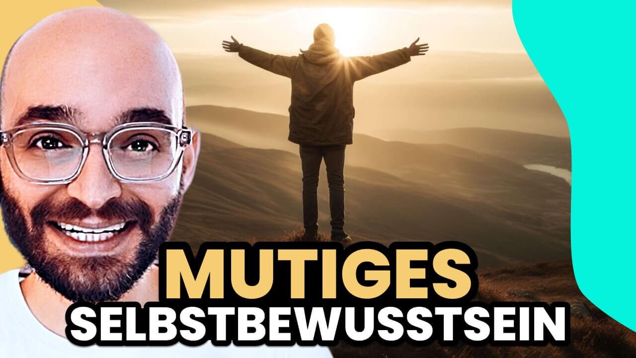 selbstbewusster mann mit glatze